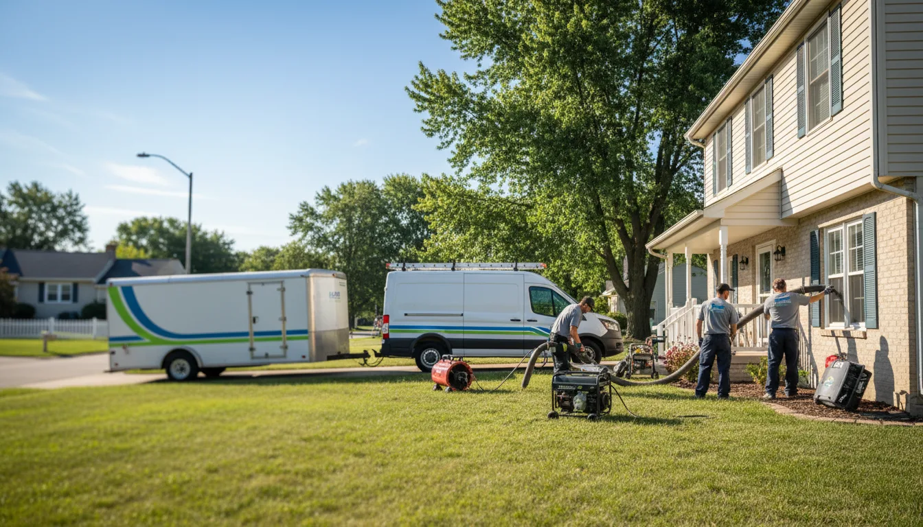 Flooded Basement Restoration And Cleanup With Repair in Garnett, KS near me